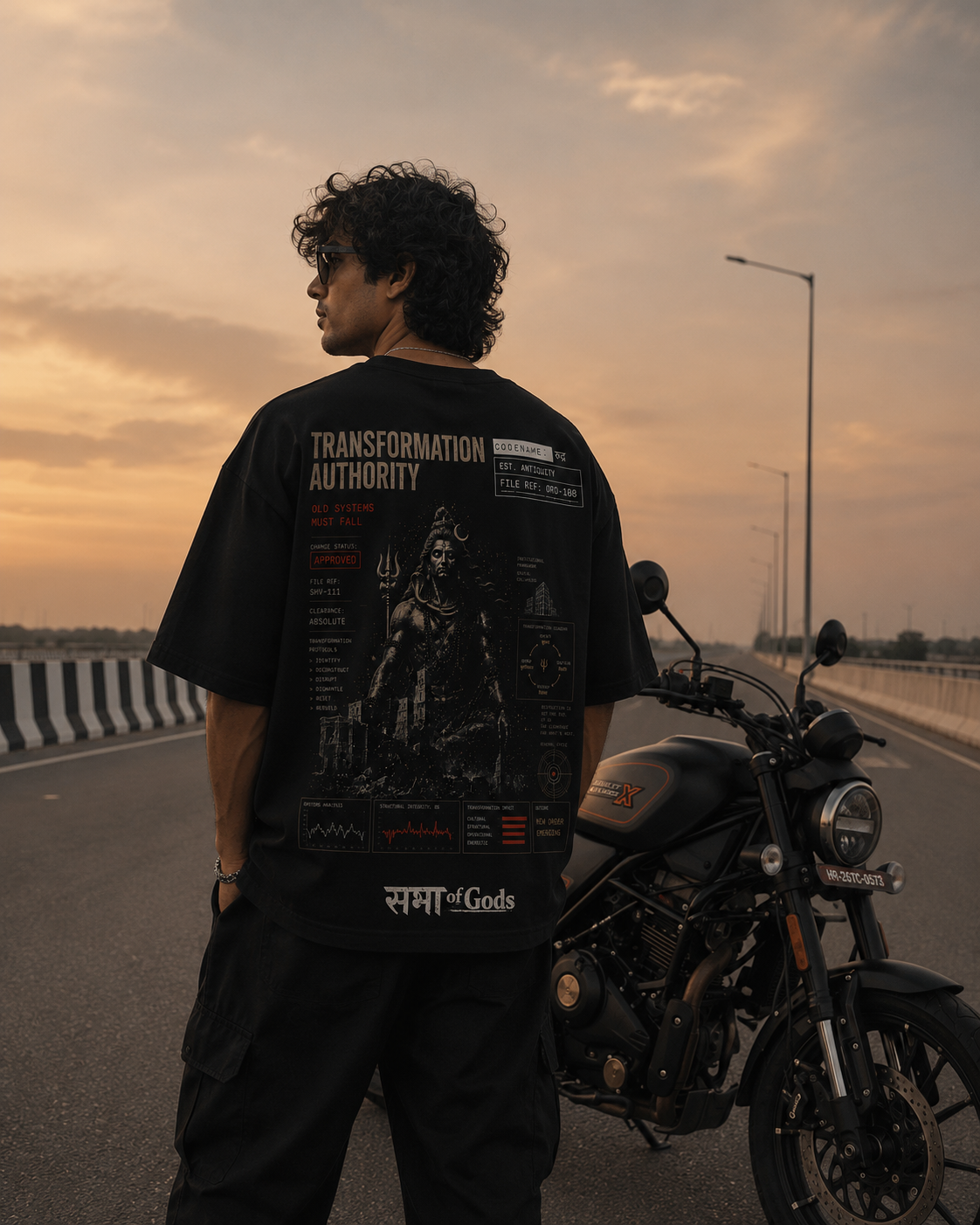 Transformation Authority | Shiva Unisex Oversized Standard T-Shirt