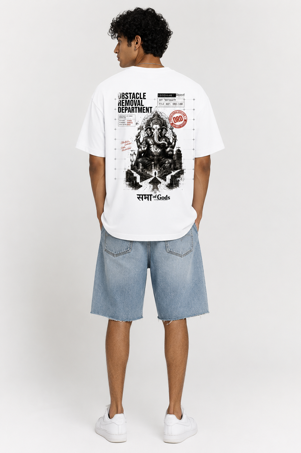 Obstacle Removal Department | Lord Ganesha Unisex Oversized Standard T-Shirt